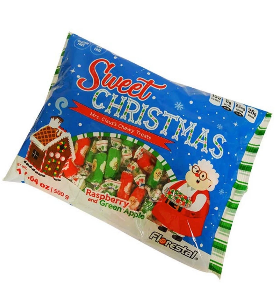 Mint Cake And Party Sweet Christmas Mrs Claus Chewy Treats (500g Bag) Lollies, Fairy Floss & Chocolate 3 Mint Cake And Party Sweet Christmas Mrs Claus Chewy Treats (500g Bag) Lollies, Fairy Floss & Chocolate
