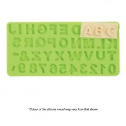 Cake Craft Alphabet & Number Set Silicone Mould