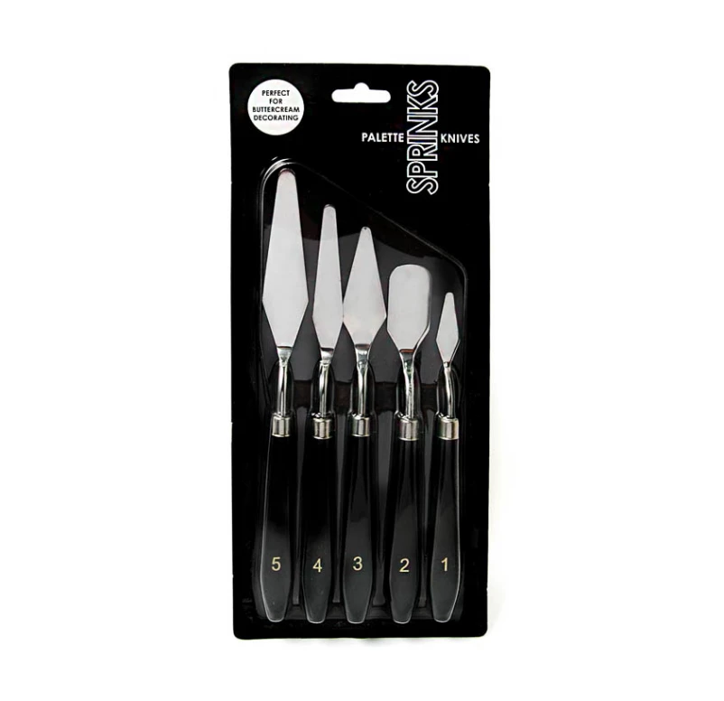 Sprinks Palette Knives - Set Of 5 Decorating Tools 4 Sprinks Palette Knives - Set Of 5 Decorating Tools