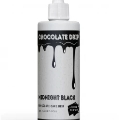 Chocolate Drip 250g Midnight Black Fondant, Buttercream, Ganache & Sugar Icing