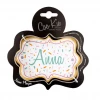 COO KIE Name Plaque Cookie Cutter