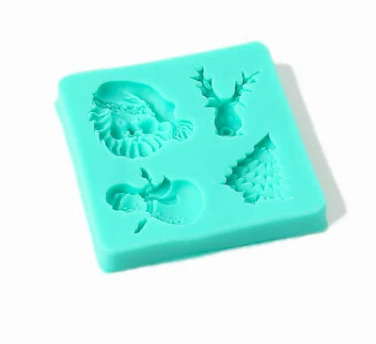 Sugar Crafty Moulds Assorted Christmas Silicone Mould 3 Sugar Crafty Moulds Assorted Christmas Silicone Mould