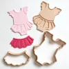 TuTu Onesie Stamp & Cutter Set (Little Biskut) 1 TuTu Onesie Stamp & Cutter Set (Little Biskut)