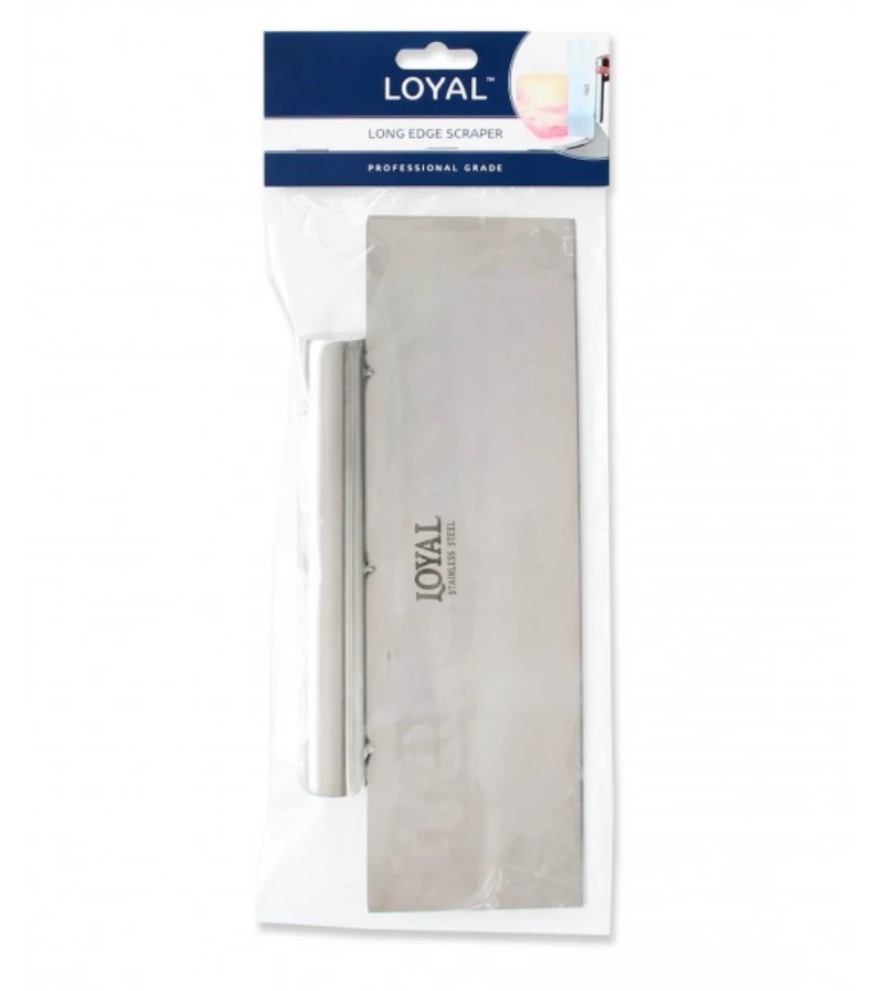 LOYAL BAKEWARE Decorating Tools Long Edge Scraper With Handle 3 LOYAL BAKEWARE Decorating Tools Long Edge Scraper With Handle