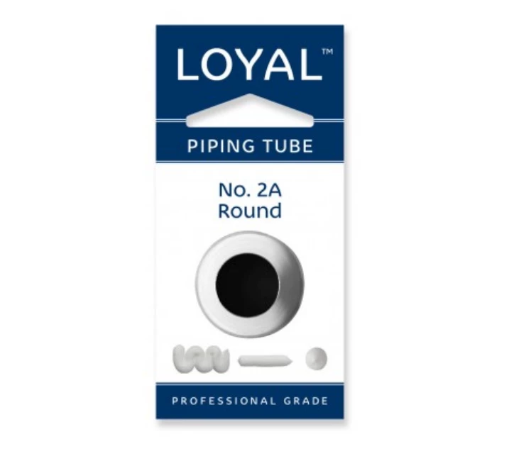 Decorating Tools Loyal Bakeware No.2A Round Medium Piping Tip 3 Decorating Tools Loyal Bakeware No.2A Round Medium Piping Tip