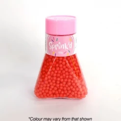 Sprink'd Polished Red Sugar Balls | 4mm
