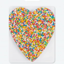 Freckleberry Lollies, Fairy Floss & Chocolate Freckle Heart | 40g