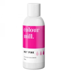 Colours, Paints, Dusts, Glitters & Flavours Colour Mill Oil Based Colouring 100ml Hot Pink