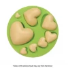 Cake Craft Moulds Assorted Heart Silicone Mould