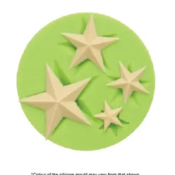 Cake Craft Assorted Star Silicone Mould