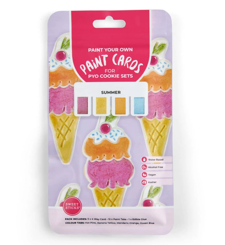 SWEET STICKS Colours, Paints, Dusts, Glitters & Flavours PYO Paint Cards | Summer 3 SWEET STICKS Colours, Paints, Dusts, Glitters & Flavours PYO Paint Cards | Summer