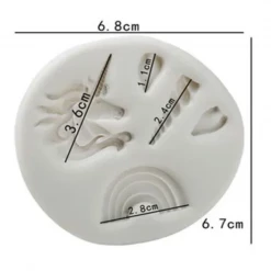Cake Craft Unicorn Set Silicone Mould