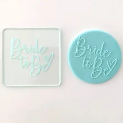 Cake Craft Bride To Be Debosser Cutters, Embossers, Debossers