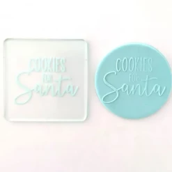 Cake Craft Cookies For Santa Debosser