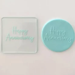 Cake Craft Happy Anniversary Debosser Cutters, Embossers, Debossers