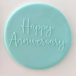 Cake Craft Happy Anniversary Debosser Cutters, Embossers, Debossers