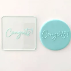 Cake Craft Cutters, Embossers, Debossers Congrats Debosser