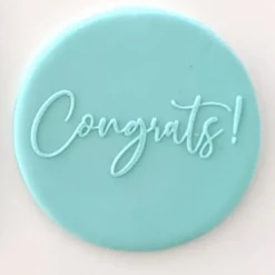 Cake Craft Cutters, Embossers, Debossers Congrats Debosser