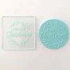 Cake Craft Cutters, Embossers, Debossers Merry Christmas 2 Debosser