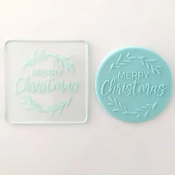 Cake Craft Cutters, Embossers, Debossers Merry Christmas 2 Debosser