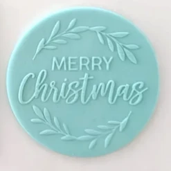 Cake Craft Cutters, Embossers, Debossers Merry Christmas 2 Debosser