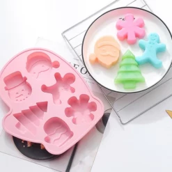 Cake Craft Moulds Christmas Mitten | 6 Cavity Silicone Mould