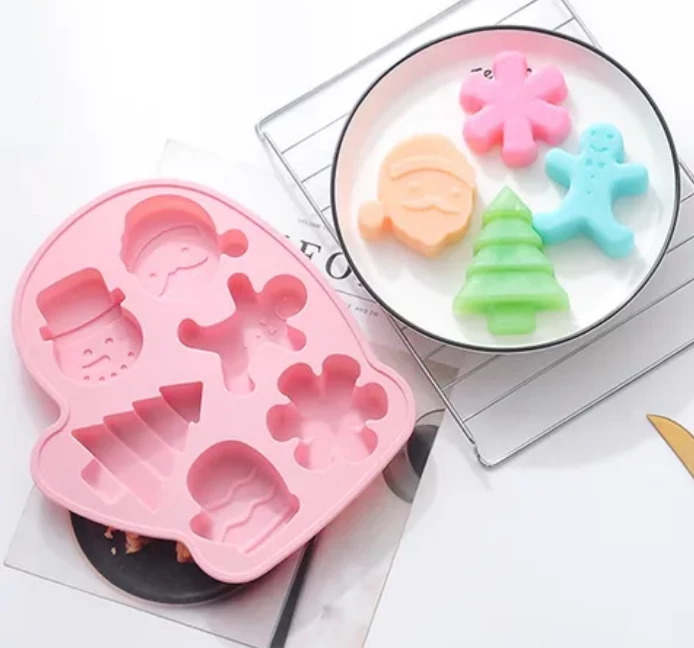 Cake Craft Moulds Christmas Mitten | 6 Cavity Silicone Mould 4 Cake Craft Moulds Christmas Mitten | 6 Cavity Silicone Mould
