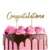 Cake Craft Congratulations Metal Topper | Gold Cake Toppers, Plaques & Candles