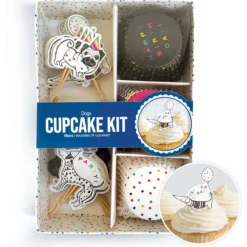 Cake Craft Dogs Cupcake Kit Baking Cups