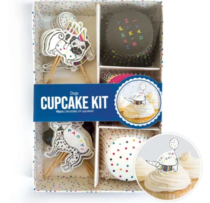 Cake Craft Dogs Cupcake Kit Baking Cups 3 Cake Craft Dogs Cupcake Kit Baking Cups
