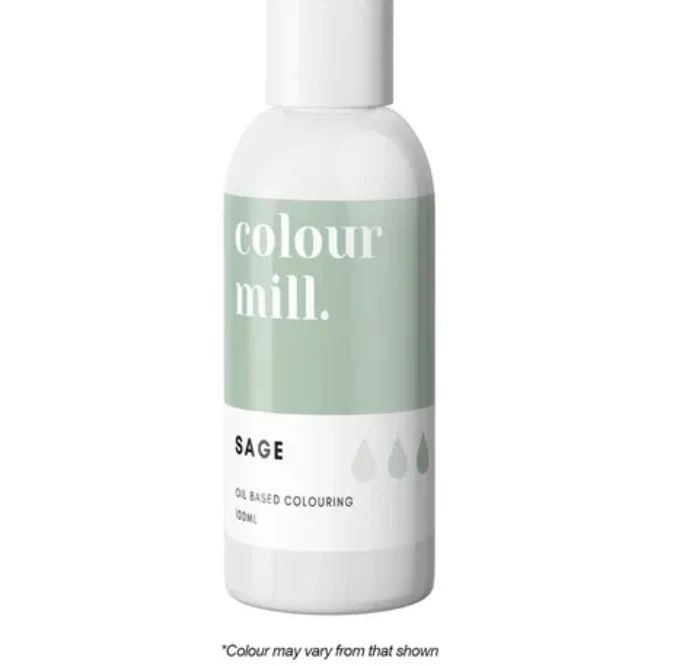 Colours, Paints, Dusts, Glitters & Flavours Colour Mill Oil Based Colouring 100ml Sage 3 Colours, Paints, Dusts, Glitters & Flavours Colour Mill Oil Based Colouring 100ml Sage