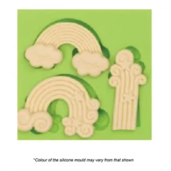 Cake Craft Assorted Rainbow Silicone Mould Moulds