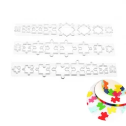 Cake Craft Jigsaw Puzzle Impression Cutter Set