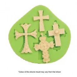 Cake Craft Moulds Multiple Crosses Silicone Mould
