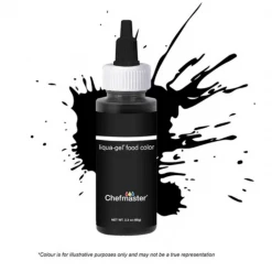 Chef Master Liqua-gel 2.3oz Coal Black
