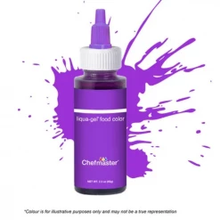 Chef Master Liqua-gel 2.3oz Violet Colours, Paints, Dusts, Glitters & Flavours