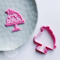Eva Emilia Cake Designs Cutters, Embossers, Debossers Christmas Pudding Embosser And Cutter Set By Eva Emilia