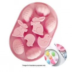 Cake Craft Easter Chick, Bunny & Egg Silicone Mould Moulds