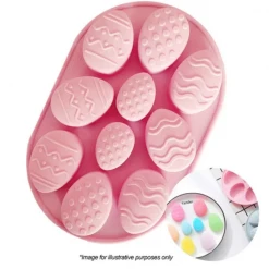Cake Craft Easter Egg Assorted Silicone Mould
