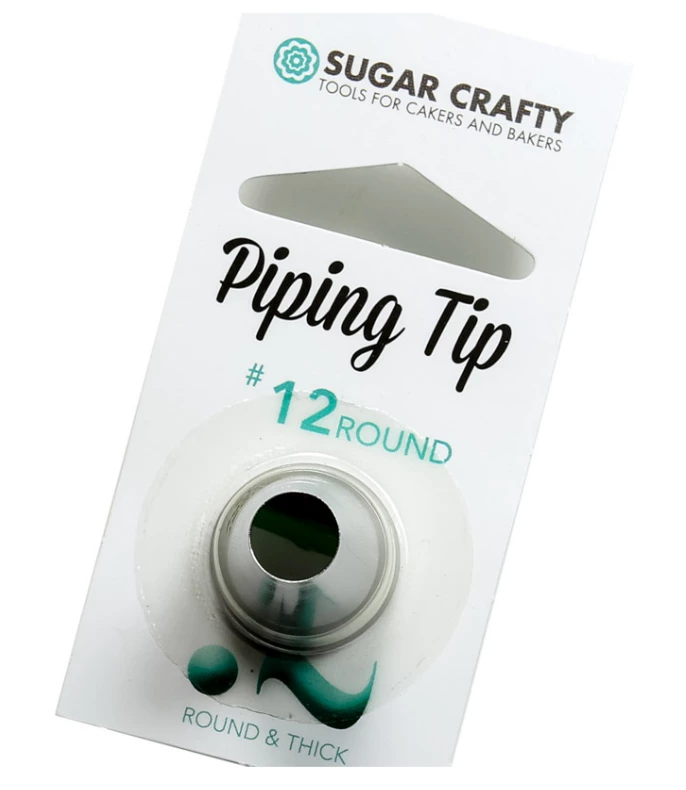 Sugar Crafty Round Piping Tip 12 Decorating Tools 3 Sugar Crafty Round Piping Tip 12 Decorating Tools