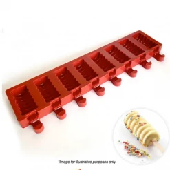 Cake Craft Moulds Swirl Popsicle Silicone Mould