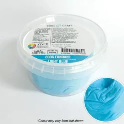 Cake Craft Fondant 200g Light Blue