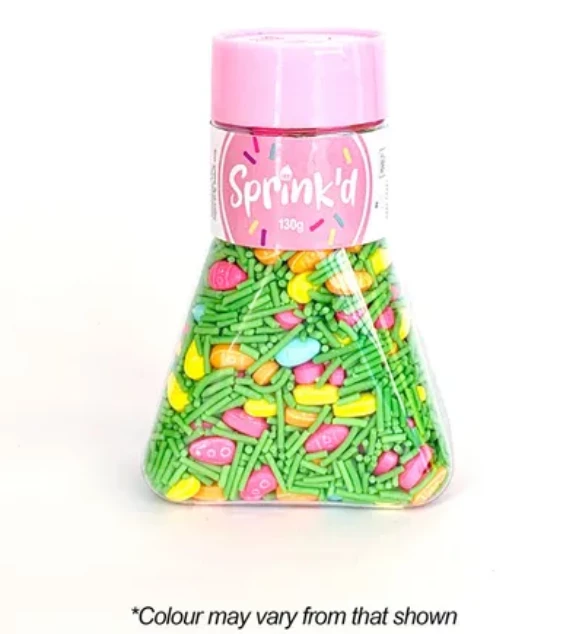 Sprink'd Pastel Eggs & Green Jimmies Sprinkles 3 Sprink'd Pastel Eggs & Green Jimmies Sprinkles