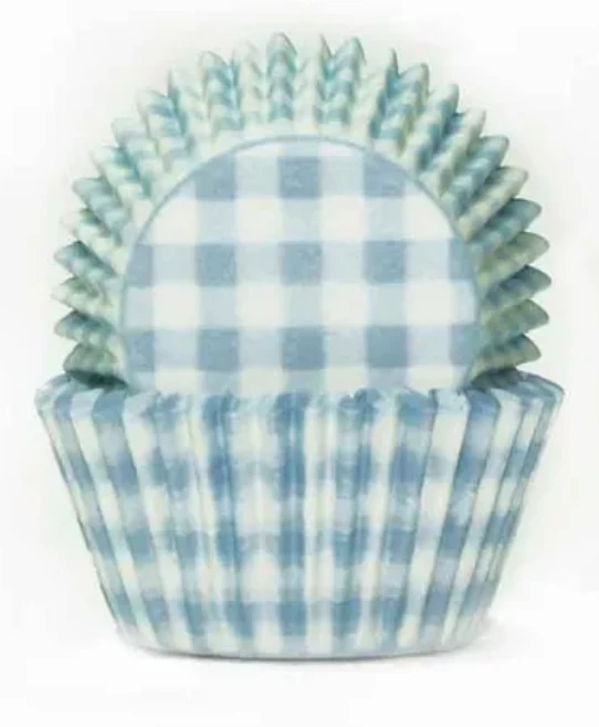 Cake Craft #408 Baking Cups - Pastel Blue Gingham - 100 Piece 3 Cake Craft #408 Baking Cups - Pastel Blue Gingham - 100 Piece