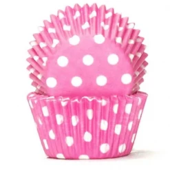 Cake Craft #408 Baking Cups - Pastel Pink Polka Dots - 100 Piece