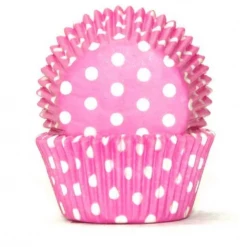 Cake Craft #700 Baking Cups - Pastel Pink Polka Dots - 100 Piece