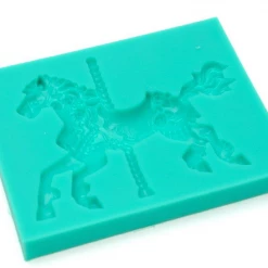 Sugar Crafty Carousel Horse Silicone Mould Moulds