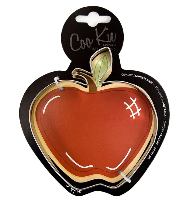 COO KIE Apple Cookie Cutter Cutters, Embossers, Debossers 3 COO KIE Apple Cookie Cutter Cutters, Embossers, Debossers