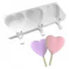 Cake Craft Heart Popsicle Silicone Mould Moulds