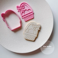 Eva Emilia Cake Designs Cutters, Embossers, Debossers Basket Embosser & Cutter Set By Eva Emilia